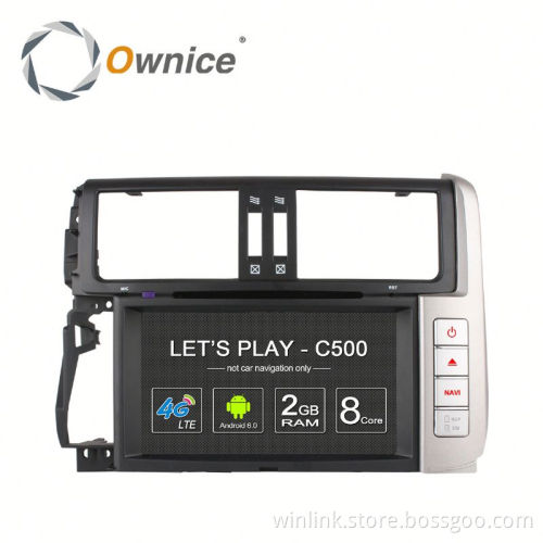 Ownice 4 core Android 6.0 Auto GPS navi for Toyota Prado 2010 2013 Built in 4G LTE 2G RAM Support steering wheel